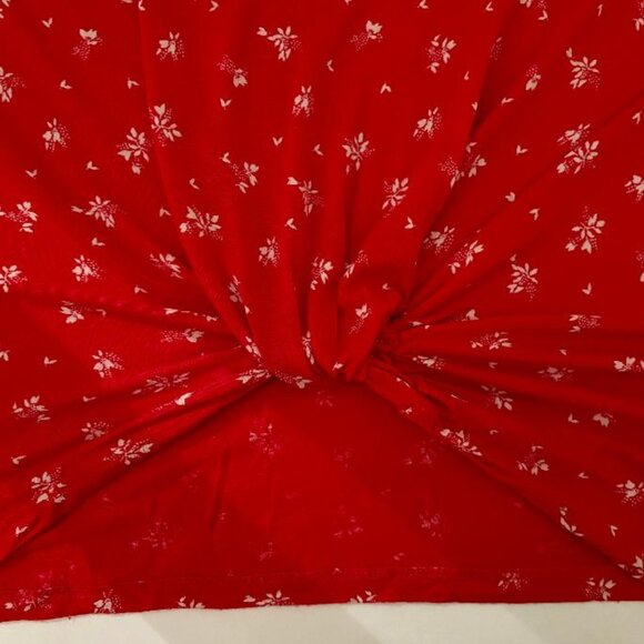 🆕 Nordstrom Kids' "Red Lychee Desert Ditsy" Knot Front T-Shirt - Picture 6 of 6